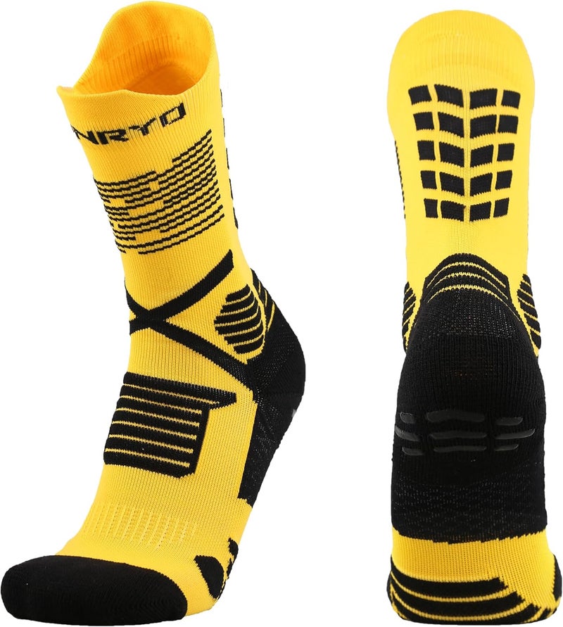 FUNRY Store Grip Socks Soccer for Men&Women,Non-Slip Soccer Socks,Elite Compression Socks for Running Basketball （ men's size 6-11） - Image 1
